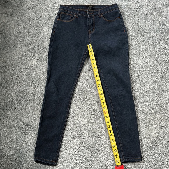 Forever 21 Dark Wash Skinny Jeans - Picture 3 of 4